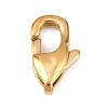 316 Stainless Steel Lobster Claw Clasps STAS-C154-02E-G-1