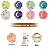 Brass Enamel Beads KK-PH0009-05-2