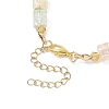 Crackle Glass & Electroplate Glass Beaded Bracelets for Women BJEW-JB12833-4