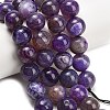 Natural Dragon Veins Agate Beads Strands GG-L001-L01-01A-1