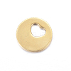 Ion Plating(IP) 304 Stainless Steel Charms X-STAS-N0013-11G-2