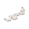 304 Stainless Steel Connector Charms STAS-K245-01P-3