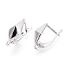 Brass Hoop Earring Findings KK-N267-32P-2