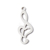 201 Stainless Steel Pendants STAS-A064-01P-4