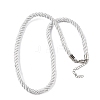 5MM Nylon Twisted Cord Necklace Making FIND-G096-01P-21-1
