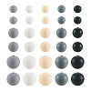 150Pcs 15 Styles Silicone Beads SIL-TA0001-30-11