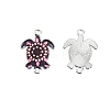 Alloy Enamel Connector Charms FIND-CJC0001-04G-1