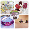 100G Transparent Glass Round Seed Beads SEED-TA0001-44B-9