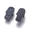 Imitation Druzy Gemstone Resin Beads RESI-L026-A01-2