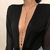 Iron & Black Glass Layered Body Chains for Women WGFBD6B-01-1