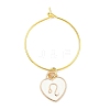 12Pcs Heart with Constellation Alloy Enamel Wine Glass Charms Sets AJEW-JO00230-01-2