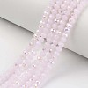 Electroplate Glass Beads Strands EGLA-A034-J2mm-L05-1