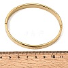 304 Stainless Steel Roman Numerals Hinged Cuff Bangles for Women SA-CBAC920-12G-5