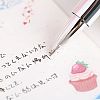 Lipstick Shape Empty Tube Black Ink Ballpoint Pens LS-DIY-H123-A01-5