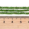 Natural Green Diopside Beads Strands G-B175-C01-2x2mm-5
