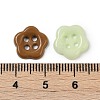 4-Hole Glass Buttons PORC-R010-11-3