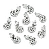 10Pcs 201 Stainless Steel Pendants STAS-CJ0002-34-3