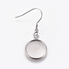 Stainless Steel Dangle Earrings EJEW-WH0001-A02-1