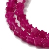 Dyed Natural White Jade Beads Strands G-G085-B04-02-3