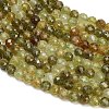 Natural Green Garnet Beads Strands GG-CBA77FB-B11-4mm-3