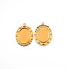 Brass Pendant Cabochon Settings FIND-WH0100-80G-1-1