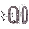 Iron Home Address Number AJEW-WH0126-25Q-2