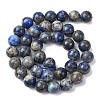 Natural Lapis Lazuli Beads Strands G-A163-07-10mm-5
