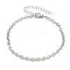 201 Stainless Steel Oval Link Chain Bracelets for Women BJEW-G767-01F-P-4