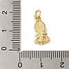 Brass Micro Pave Colorful Cubic Zirconia Glass Pendants X-KK-R162-026E-G-3