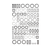 Hot Stamping Nail Art Stickers Decals MRMJ-R088-33-R082-03-1