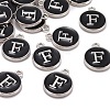 Platinum Plated Alloy Charms ENAM-S118-02F-P-4