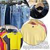 500Pcs 10 Styles Polyester Clothing Size Labels FIND-BC0014-07A-5