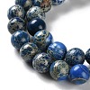 Dyed Natural Regalite/Imperial Jasper/Sea Sediment Jasper Beads Strands G-B124-C01-05-4