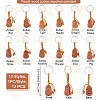 SUPERFINDINGS 12Pcs 12 Style Keychain KEYC-FH0001-08-4