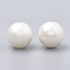 Spray Painted Style Acrylic Beads MACR-T010-10mm-08-2