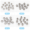 DICOSMETIC 80Pcs 4 Style 304 Stainless Steel Beads STAS-DC0005-57-4