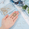 80Pcs 8 Styles 316 Surgical Stainless Steel Wine Glass Charms Rings STAS-BBC0005-96-3