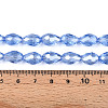 Electroplate Glass Beads Strands EGLA-R008-11x8mm-6-4