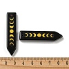 Natural Obsidian Moon Phase Pendants LS-G-C145-01C-3