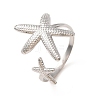 304 Stainless Steel Cuff Open Rings SA-CBA4160-29P-4