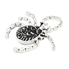 Alloy Rhinestone Enamel Pendants PALLOY-R151-67AS-01-2