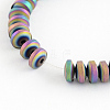 Electroplate Non-magnetic Synthetic Hematite Beads Strands G-R210-M-2