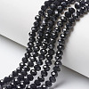 Opaque Solid Color Glass Beads Strands EGLA-A034-P6mm-D18-1
