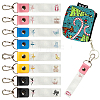 PU Leather & Cotton Name Marker Keychain AJEW-WH0514-033-1