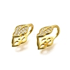 925 Sterling Silver Cubic Zirconia Pendants Bails STER-R011-10G-1