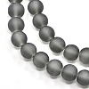 Baking Paint Transparent Glass Bead Strands GLAA-S031-4mm-12-3