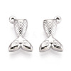 304 Stainless Steel Fishtail Pendants STAS-T069-11P-1