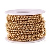 PVD Vacuum Plating 304 Stainless Steel Ball Chains CHS-F009-01E-G-2