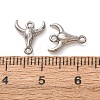 304 Stainless Steel Connector Charms STAS-N124-64P-3