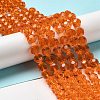 Transparent Glass Beads EGLA-A035-T10mm-D05-2